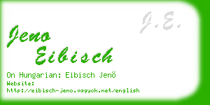 jeno eibisch business card